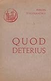 Oeuvres De Philon D'alexandrie. Quod Deterius Potiori Insidari Soleat, I, Volume 5