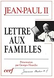 Lettre Aux Familles