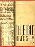 La Bible De J%C3%A9rusalem, %C3%A9dition Major En Toile Rouge