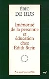 Int%C3%A9riorit%C3%A9 De La Personne Et %C3%A9ducation Chez Edith Stein