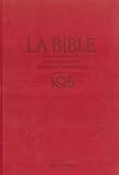 La Bible   Traduction Oecum%C3%A9nique   Notes Int%C3%A9grales, Reliure Rigide Satin Mat Grenat Sous %C3%A9tui
