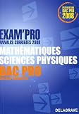 Mathmatiques Sciences Physiques Bac Pro Secteur Industriel Annales Corriges