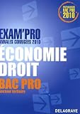 Economiedroit Bac Pro Secteur Tertiaire