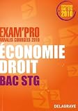 Economie Droit Bac Stg Annales Corriges 2010
