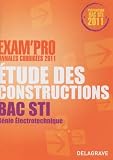 Etude Des Constructions Bac Sti Gnie Lectrotechnique Annales Corriges