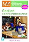 Gestion : Culture Professionnelle 1re Et 2 Ann%C3%A9es Cap Cuisine Et Restaurant   Pochette %C3%A9l%C3%A8ve
