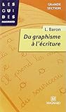 Du Graphisme %C3%A0 L'%C3%A9criture. Grande Section