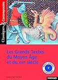 Les Grands Textes Du Moyen Age Et Du Xvie Si%C3%A8cle