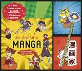 Je Dessine Manga Coffret Avec 1 Livre 1 Cahier De Dessin 2 Carnets Emporter Partout 1 Crayon Papier Et 1 Gomme
