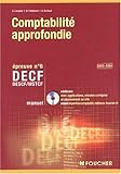 Comptabilit%C3%A9 Approfondie : Decf   Mstcf   Epreuve N%C2%B0 6 : Manuel (avec Cd Rom)