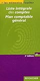 Les Mmentos Foucher Liste Intgrale Des Comptes Plan Comptable Gnral