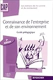 Connaissance De Lentreprise Et De Son Environnement Cap Guide Pdagogique