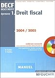 Droit Fiscal Preuve Numro 1 Decf Manuel Dition 20032004