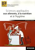 Sciences Appliques Aux Aliments La Nutrition Et Lhygine Bep Mtiers De La Restauration Et De Lhtellerie
