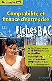 Comptabilit Et Finance Dentreprise Tle Stg