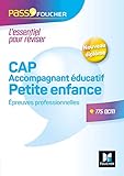 Passfoucher Cap Accompagnant Educatif Petite Enfance Epreuves Professionnelles Entrainement