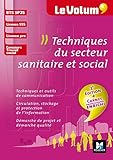 Le Volum Bts Techniques Du Secteur Sanitaire Et Social Sp3s N8 3e Dition