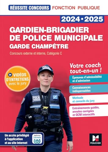 Réussite Concours — Gardien-brigadier de police municipale — Préparation complète 2024-2025