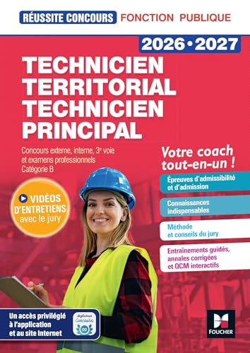 Réussite Concours — Technicien territorial / principal 2026-2027 — Préparation complète