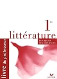 Littrature Premire Tome 1 Livre Du Matre