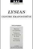 Contre Eratosthne Lysias Guide Pdagogique