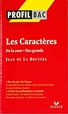 Les Caractres Jean De La Bruyre De La Cour Des Grands
