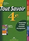 Tout Savoir 4e