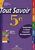 Tout Savoir 5e Comprendre Et Retenir Lessentiel Du Programme