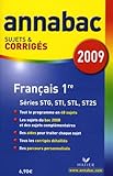 Franais 1e Stg Sti Stl St2s Sujets Et Corrigs