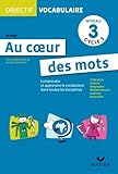 Objectif Vocabulaire Au Coeur Des Mots   Fichier Niveau 3 Cycle 3