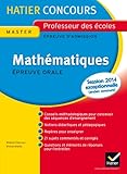 Concours Professeur Des %C3%A9coles (crpe)   Math%C3%A9matiques, Epreuve Orale D'admission: Collection Hatier Concours