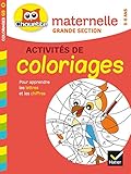 Coloriages Pour Apprendre Les Lettres Et Les Chiffres : Maternelle Grande Section
