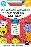 Les Activit%C3%A9s Effa%C3%A7ables Avec Les Monsieur Madame   Grande Section