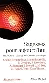 Sagesses Pour Aujourd'hui (Collections Spiritualites) (French Edition)