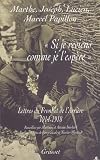 "Si je reviens comme je l'espère" : Lettres du Front et de l'Arrière, 1914-1918