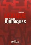Lexique Des Termes Juridiques