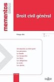 Droit Civil G%C3%A9n%C3%A9ral   18e %C3%A9d.: M%C3%A9mentos