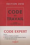 Code Dalloz Expert Travail 2016 14e D