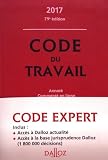 Code Dalloz Expert Travail 2017