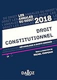 Droit Constitutionnel 2018. M%C3%A9thodologie & Sujets Corrig%C3%A9s