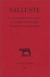La conjuration de Catilina. La guerre de Jugurtha. Fragments des histoires