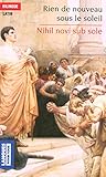 Nihil Novi Sub Sole   Rien De Nouveau Sous Le Soleil