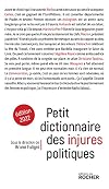 Petit dictionnaire des injures politiques