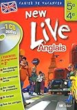Cahier De Vacances New Live Anglais De La 5e La 4e 1 Livre 1 Cd Audio