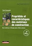 Proprits Et Caractristiques Des Matriaux De Construction Comatriaux Nergie Grise Bilan Carbone