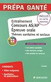 Entra%C3%AEnement Epreuve Orale Concours As