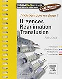 Urgences R%C3%A9animation Transfusion: L'indispensable En Stage