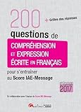200 Questions De Compr%C3%A9hension Et Expression %C3%A9crite En Fran%C3%A7ais Pour S'entra%C3%AEner Au Score Iae Message