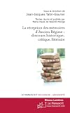 La réception des mémoires d'Ancien Régime (French Edition)