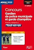 Concours Gardien De Police Municipale Et Garde Champ%C3%AAtre   Tout En Un   Cat%C3%A9gorie C   Concours 2014